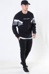 Champion Crew Neck Sweatshirt Black/White/Grey