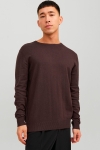 Jack & Jones Emil Knit Crewneck Seal Brown