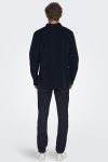 ONLY & SONS Michael Regular Fit Stretch Cord Hemd LS Navy Blazer
