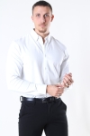 Selected Slim Oliver Knit Flex Hemd LS Bright White