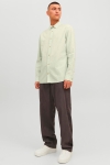 Jack & Jones Summer Linen Hemd LS Granite Green