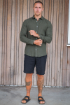 ONLY & SONS Caiden LS Linen Hemd Kambaba
