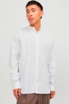 Jack & Jones Summer Band Linen Hemd LS White