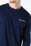 Champion Crewneck Long Sleeve T-Hemd Navy