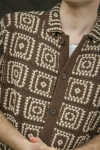 ONLY & SONS Bart Relaxed Fit SS Knit Hemd Demitasse