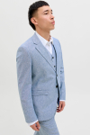 Jack & Jones Riviera Linen Blazer Nautical Blue