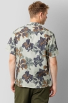 Clean Cut Copenhagen Bowling Daniel Hemd SS Khaki Flowers