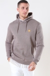 Les Deux Brown Cub Melange/Yellow Piece Hoodie