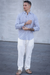 Jack & Jones Summer Hemd LS Infinity Stripe
