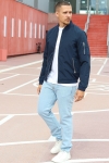 Jack & Jones RUSH BOMBER NOOS Navy Blazer