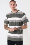 Clean Cut Copenhagen Bradley Cotton Tee Army Stripes