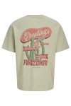 Jack & Jones Greetings Relaxed Fit Tee Desert Sage