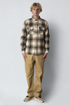 Fat Moose Adrian Cotton Check Hemd Sand / Black