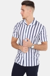 Kronstadt Cuba S/S Gr.86 Hemd White/Dark Blue