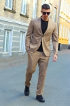 Jack & Jones Premium Franco Slim Fit Anzug Petrified Oak