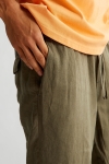 Woodbird Eik Linen Pant Khaki