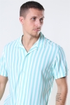 Jack and Jones Tyler Hemd SS ORG Aqua Sky