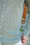 ONLY & SONS CAIDEN LS SOLID LINEN MAO Hemd Swamp
