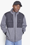 Woodbird Strukt Zip Fleece Dark Grey