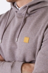 Les Deux Brown Cub Melange/Yellow Piece Hoodie