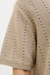 Jack & Jones Aros Knit Easter SS Crochet Polo Safari