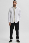 Selected Slim New Linen Hemd LS White