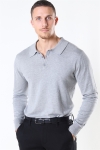 Jeff Acheletta Polo Stricken Light Grey Mix