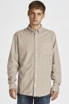 Jack & Jones ATLAS CORD Hemd L/S BUTTON DOWN Crockery SLIM FIT