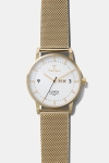 Triwa Ivory Klinga Uhr Gold Mesh