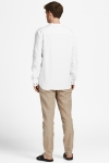 Jack & Jones JPRBLASUMMER HALF PLACKET Hemd L/S SN White