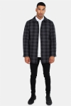 Clean Cut Halmstad Wool Frakke Grey Checked