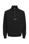 Jack & Jones Soho Sweat Half Zip Black