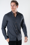 Kronstadt Dean Diego Cotton henley Hemd Dark Grey