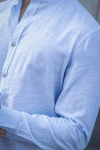 Jack & Jones Summer Band Hemd LS Chambray Blue