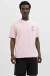 Jack & Jones Coffee Club Relaxed Fit Tee Parfait Pink