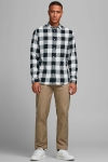 Jack & Jones Gingham Twill Hemd L/S Whisper White