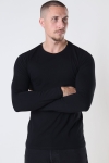 Basic Brand Muscle Fit LS T-Hemd Black