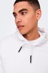 ONLY & SONS Ceres Hoodie Sweat  Bright White