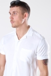 Only & Sons Silo Solid Viscose Hemd White