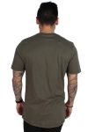 Liebhaveri Vintage Mens Longline T-Hemd New Army 