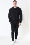 Only & Sons Kelvin 5 Struc Crew Neck Stricken Black