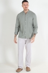 Allan China Linen Hemd Vetiver