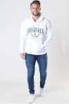 Jack & Jones JORBRINK CREST SWEAT HOOD Cloud Dancer