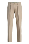 Jack & Jones Karl Cameron Pleated Chino Plaza Taupe