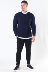 Only & Sons Panter Life Crew Stricken Dress Blues