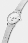 Triwa Snow Klinga Uhr Light Gray Silver Buckle