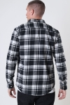 Kronstadt Johan Flannel check Hemd Black / White