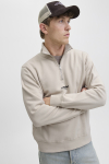 Jack & Jones Soho Sweat Half Zip Moonbeam