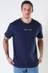 TJM SMALL TEXT TEE Twilight Navy