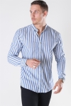 Only & Sons Matthew LS Stripe Manderine Hemd Dark Blue